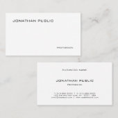 トレンディーモダンプロフェッショナルスエレガントムーズカッコいい 名刺 (正面/裏面)