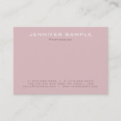 トレンディーモダンプロフェッショナルプレミアムシルクラグジュアリー 名刺 (正面)