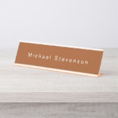 トレンディーモダンプロフェッショナル デスクネームプレート (正面)