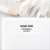 トレンディーモダンホワシンプルイト平野エレガント ラベル (インサイチュ)