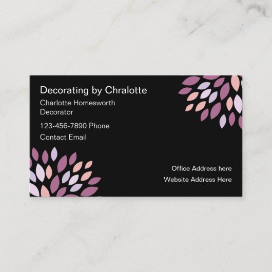 トレンディーモダンホー飾ム 名刺 (正面)