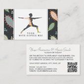 トレンディーモダンボホヨガインストラクター 名刺 (正面/裏面)