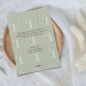 トレンディーモダンボホ写真メリークリスマスツリー シーズンカード