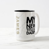 トレンディーモダンマーブルニューダッド ツートーンマグカップ (正面右)