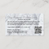 トレンディーモダンマーブルヨガインストラクター 名刺 (裏面)