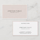 トレンディーモダンミニマエレガントリストシンプルデザイン 名刺 (正面/裏面)