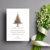 トレンディーモダンミニマリストMerry Christmas写真 シーズンカード