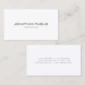 トレンディーモダンミニマルテンプレートプロフェッショナル 名刺 (正面/裏面)