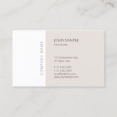 トレンディーモダンミニマルプロフェッショナルエレガントクール 名刺 (正面)