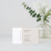 トレンディーモダンミニマルプロフェッショナルエレガントクール 名刺 (スタンド正面)