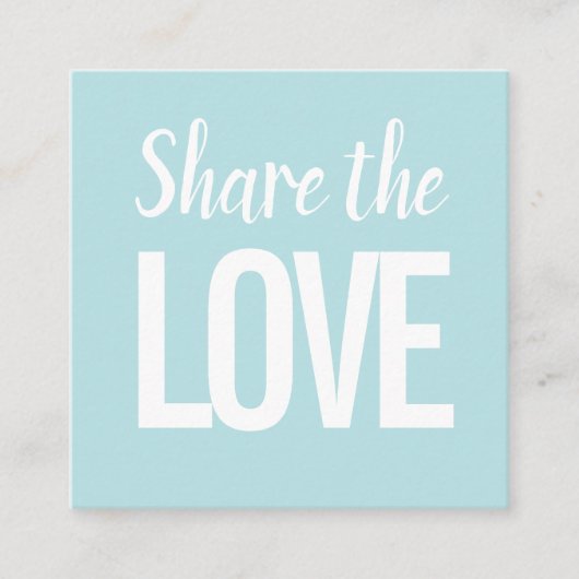 トレンディーモダンミニマル紹介名刺 スクエア名刺 (正面)