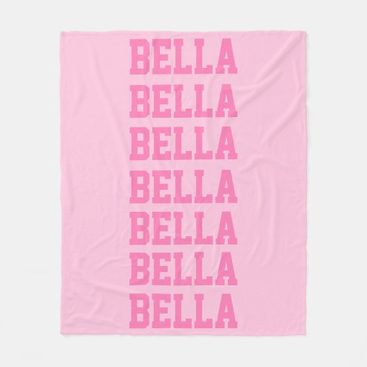 トレンディーモダンモノグラムのフリースブランケット フリースブランケット (正面)