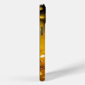 トレンディーモダンモノグラムイニシャルイエローグリッター Case-Mate iPhoneケース (裏面 / 右)