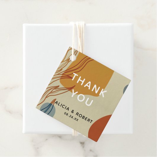 トレンディーモダンライン抽象芸術プロテアボタニカル フェイバータグ (インサイチュ)