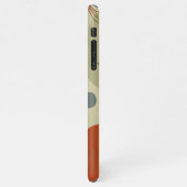 トレンディーモダンライン抽象芸術プロテアボタニカル iPhoneケース (左側)