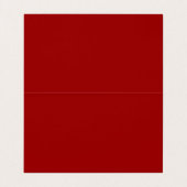 トレンディーモダンレッド・ホワイト・ビジネス・カード 名刺 (内部フラット)