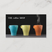 トレンディーモダンロイヤリティカードコーヒーティーショップ ロイヤリティカード (正面)