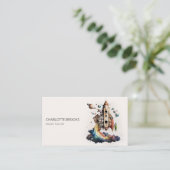 トレンディーモダンロケット船遊具先生 名刺 (スタンド正面)