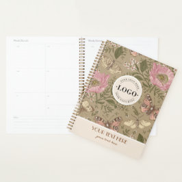 トレンディーモダンワイルドフラワー植物性フローラモノグラム プランナー手帳