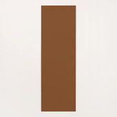 トレンディーモダンワイルドフラワー植物性フローラモノグラム ヨガマット (裏面)