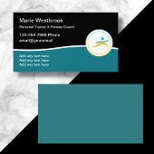 トレンディーモダン個人フィットネスコーチ名刺 名刺