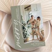 トレンディーモダン写真クリスマス シーズンカード