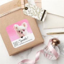 トレンディーモダン写真名QRコード大