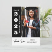 トレンディーモダン卒業写真 サンキューカード (スタンド正面)