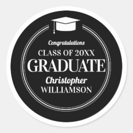 トレンディーモダン卒業生 ラウンドシール