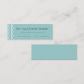 トレンディーモダン変更可能なカラードットスリムラインカード スキニー名刺 (正面/裏面)