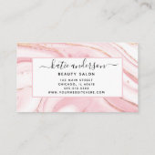 トレンディーモダン大理石 名刺 (裏面)