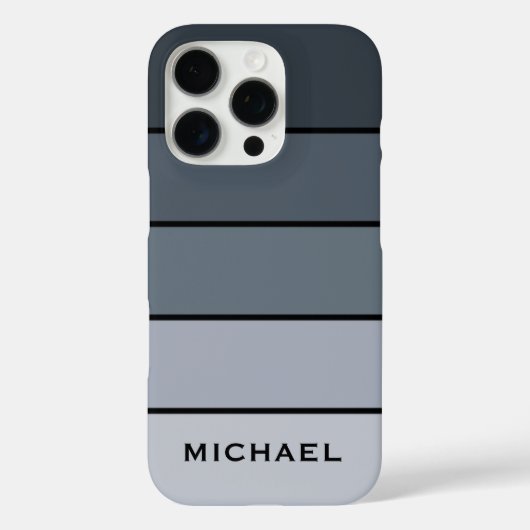 トレンディーモダン宇宙グストライプレイ Case-Mate iPhoneケース (裏面)