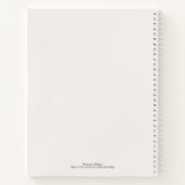 トレンディーモダン抽象芸術アートウォーターカラースケッチブックN ノートブック (裏面)