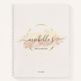 トレンディーモダン抽象芸術アートウォーターカラースケッチブックN ノートブック