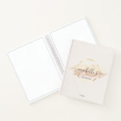 トレンディーモダン抽象芸術アートウォーターカラースケッチブックN ノートブック (内部)