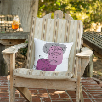 トレンディーモダン抽象芸術フローラボホシック アウトドアクッション