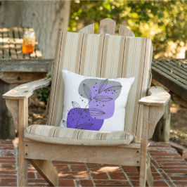 トレンディーモダン抽象芸術フローラボホシック アウトドアクッション