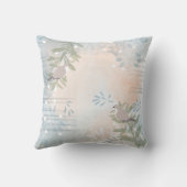 トレンディーモダン抽象芸術フローラ クッション (裏面)