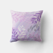 トレンディーモダン抽象芸術フローラ クッション (裏面)