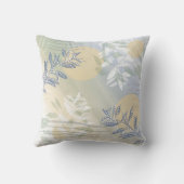 トレンディーモダン抽象芸術フローラ クッション (裏面)