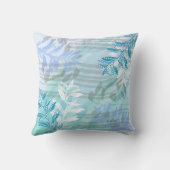 トレンディーモダン抽象芸術フローラ クッション (裏面)