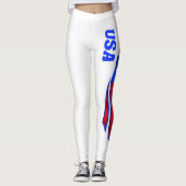 トレンディーモダン抽象芸術レギンス レギンス (正面)