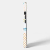 トレンディーモダン抽象芸術幾何学的アートモノグラム Case-Mate iPhoneケース (裏面 / 左)