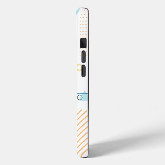 トレンディーモダン抽象芸術幾何学的アートモノグラム Case-Mate iPhoneケース (裏面 / 左)