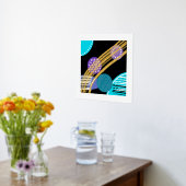 トレンディーモダン抽象芸術箔プリント 箔ポスター (レイダウン (キッチン))