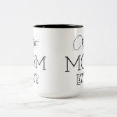 トレンディーモダン最高のママエバー ツートーンマグカップ (中央)