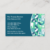 トレンディーモダン歯科医テーマ名刺 名刺 (正面)