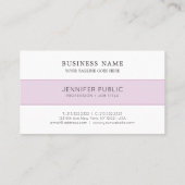 トレンディーモダン洗練されたシンプルプロフェッショナル 名刺 (裏面)