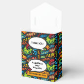 トレンディーモダン漫画ブックおもしろい結婚式の引き出物ボックス フェイバーボックス (オープン)