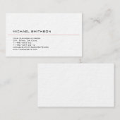 トレンディーモダン白黒名刺 名刺 (正面/裏面)